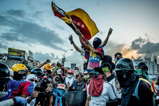 Manifestants Venezuela